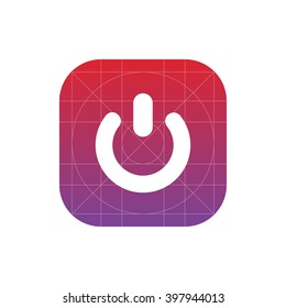 power icon. vector eps10 icon