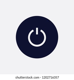 power icon, vector illustration