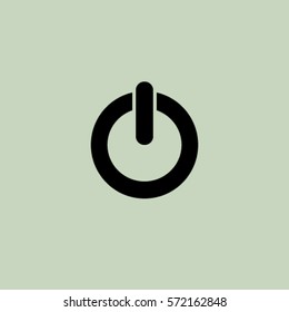 Power icon, vector illustration