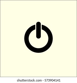 Power icon, vector illustration