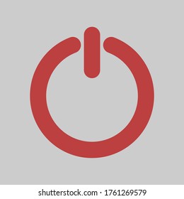 Power icon vector illustration, can be used as an icon on the website or others.
