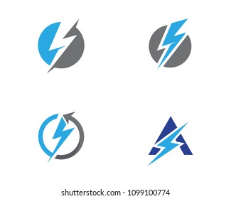 Power icon Vector Illustration design Logo template