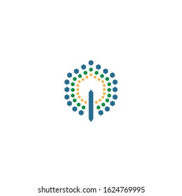 Power icon Vector Illustration design Logo template