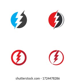 Power icon Vector Illustration design Logo template