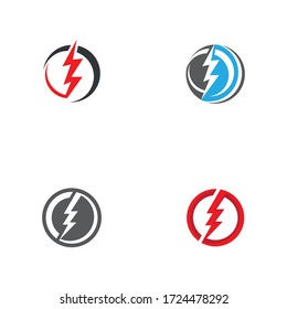 Power icon Vector Illustration design Logo template