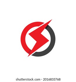 Design-Logo-Vorlage für Vektorgrafik-Power-Symbol