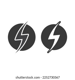 Design-Logo-Vorlage für Vektorgrafik-Power-Symbol