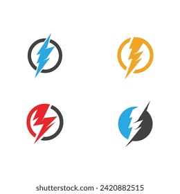 Power icon Vector Illustration design Logo template