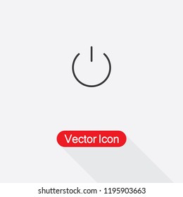 Power Icon Vector Illustration Eps10