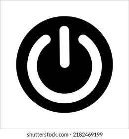 Power icon Vector Illustration on the white background.