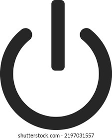 Power icon vector illustration on white background..eps
