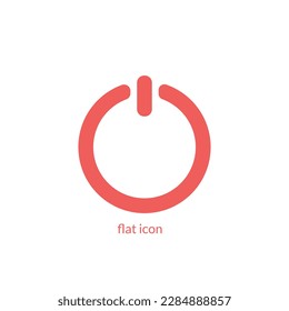 Power icon Vector Illustration on the white background.