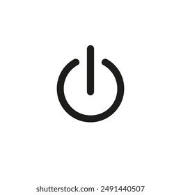 power icon Vector Illustration on the white background. eps10