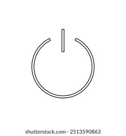 Icono de energía Ilustración vectorial en el fondo blanco.