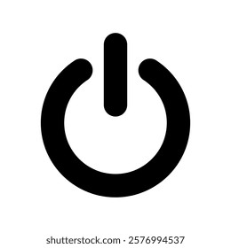 Power icon vector illustration. Power Switch sign and symbol. Electric power