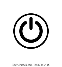 Power icon vector illustration. Power Switch sign and symbol. Electric power