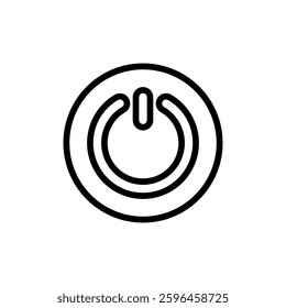 Power icon vector illustration. Power Switch sign and symbol. Electric power