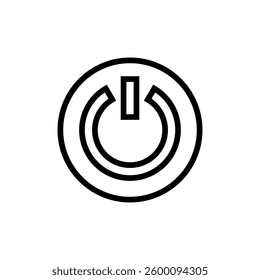 Power icon vector illustration. Power Switch sign and symbol. Electric power