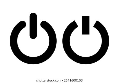 Power icon vector illustration. Power Switch sign and symbol. Electric power