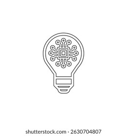 Vetor de ícone de energia, sinal de luz, ícone elétrico de energia isolado no branco. Símbolo de energia, ilustração do logotipo de energia elétrica ícone do raio pictograma