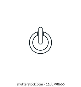 power icon vector logo template