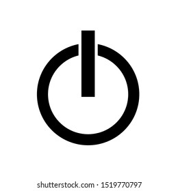 Power Icon - Vector, Sign and Symbol for Design, Presentation, Website or Apps Elements. 