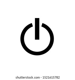 Power Icon - Vector, Sign and Symbol for Design, Presentation, Website or Apps Elements. 