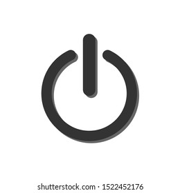 Power Icon - Vector, Sign and Symbol for Design, Presentation, Website or Apps Elements. 