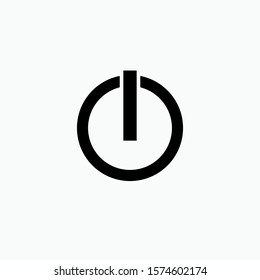 
Power Icon - Vector, Sign and Symbol for Design, Presentation, Website or Apps Elements.