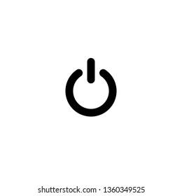Power icon vector. Power Switch Icon