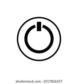 Power icon vector Power Switch Icon