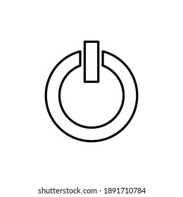 Power icon vector. Power Switch Icon. Electric power