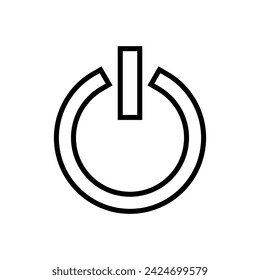 Power icon vector. Power Switch Icon. Electric power