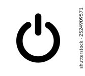 Power icon vector. Power Switch sign and symbol. Electric power