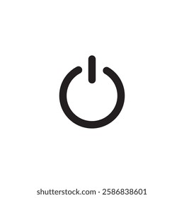 Power icon vector. Power Switch sign and symbol. Electric power. Vector Design Illustration