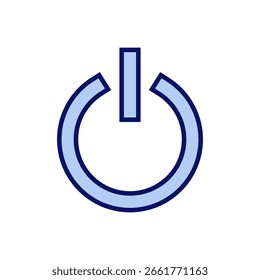 Power icon vector. Power Switch sign and symbol. Electric power