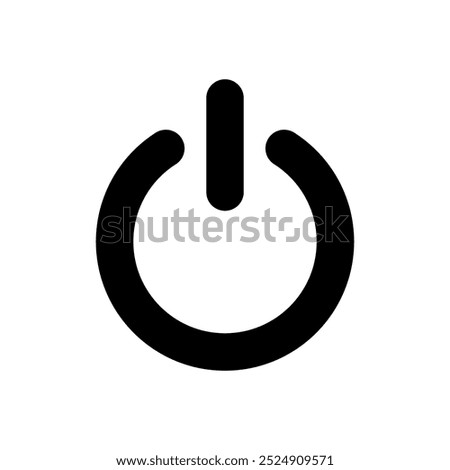 Power icon vector. Power Switch sign and symbol. Electric power