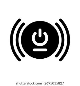 Power Icon Vector Symbol Design Illustration