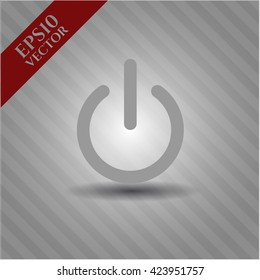 power icon vector symbol flat eps jpg app web concept website