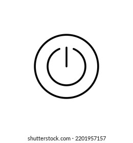Power icon for web and mobile app. Power Switch sign and symbol. Electric power