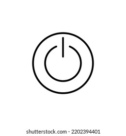 Power icon for web and mobile app. Power Switch sign and symbol. Electric power