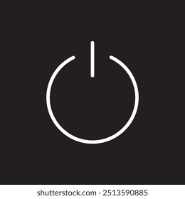 Power icon for web and mobile app. Power Switch sign and symbol. Electric power