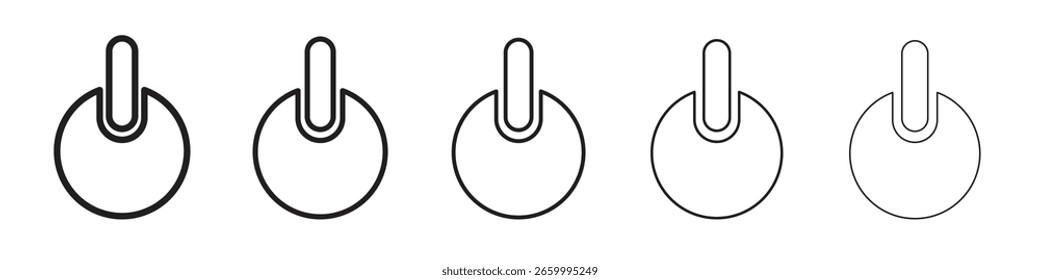 Ícone de energia para design, logotipo, aplicativo, interface do usuário do seu site.