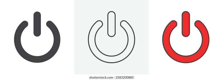 Power icons pack for website designs