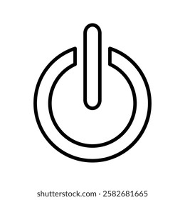 Power icons set. Power Switch sign and symbol. Electric power
