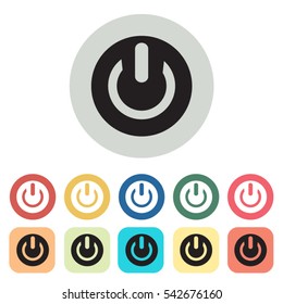 Power icons set.Vector illustration

