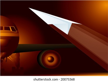 Power of imagination. Vector concept.