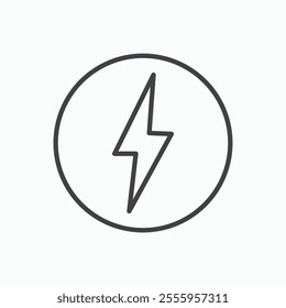 Power isolated icon. vector illustration.