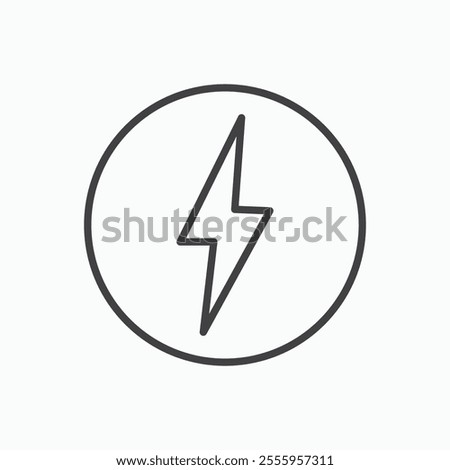 Power isolated icon. vector illustration.