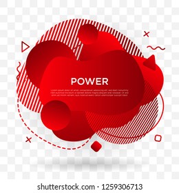 power label template with abstract liquid geometric shapes and fluid concept, card, logo, brand, banner, social media. modern trendy with dynamic wave. abstract background desing vector eps 10.